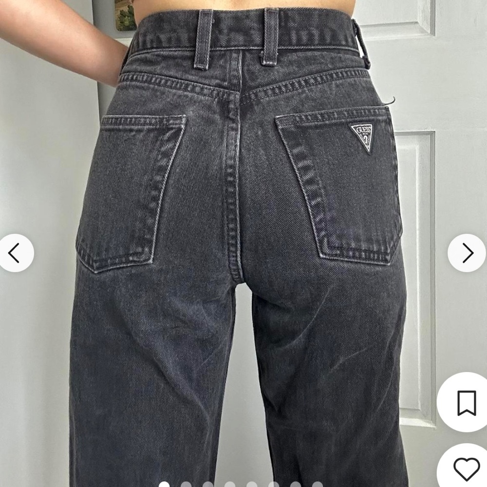 Vintage black guess jeans